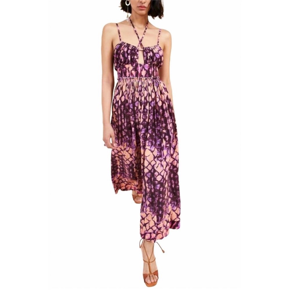 Ulla Johnson Freya Wisteria Strappy Dress NWT 8 Open Back